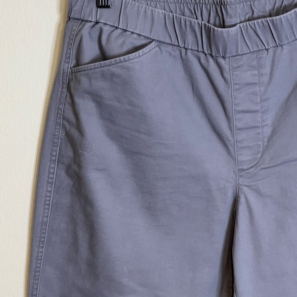 LANDS END GRAY MID RISE PANTS SZ 14 - Picture 2 of 7